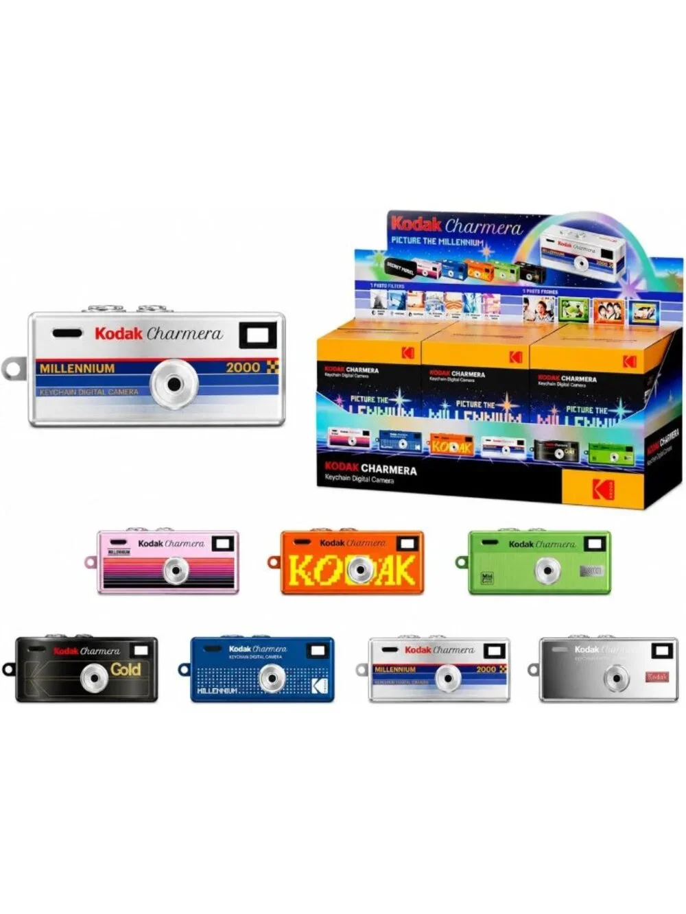 Mini Digital Camera Keychain Blind Box - 1.6MP, Video Recording, Fun Bag Charm